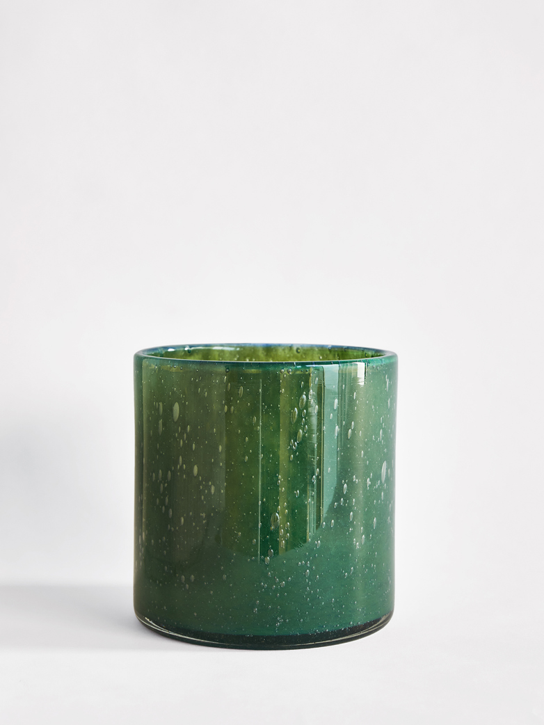 Belle Candle Holder – Moss Green – Large