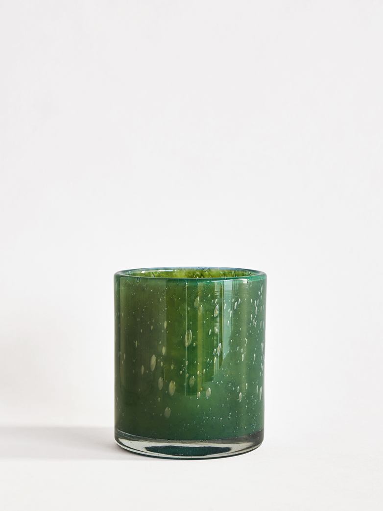 Belle Candle Holder – Moss Green – Medium