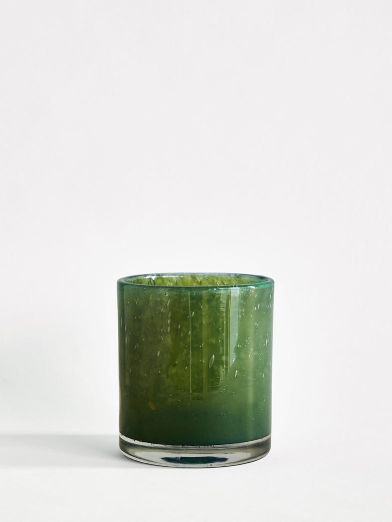 Belle Candle Holder – Moss Green – Medium