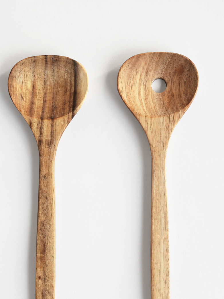 Wood Salad Set