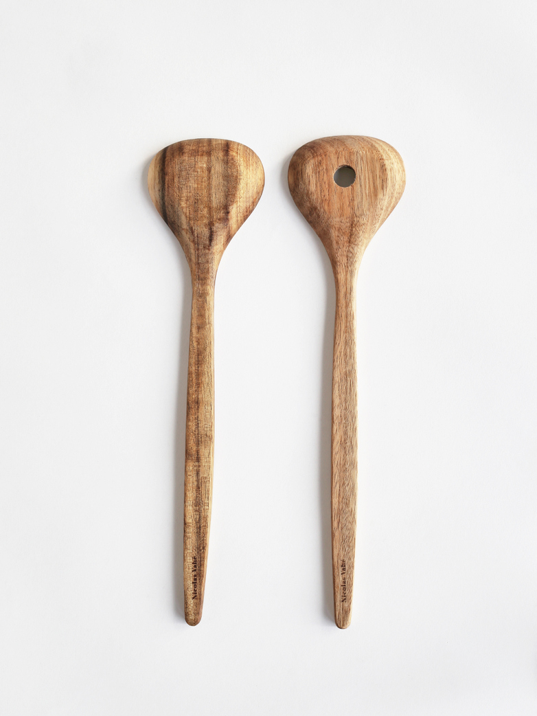 Wood Salad Set