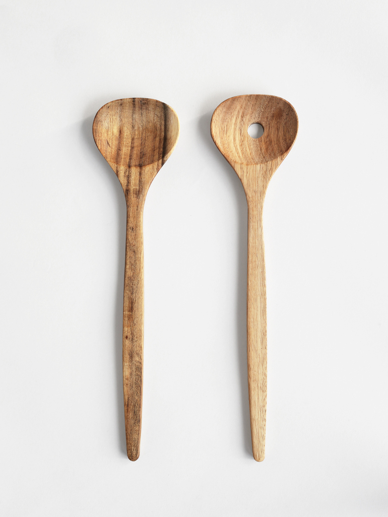Wood Salad Set