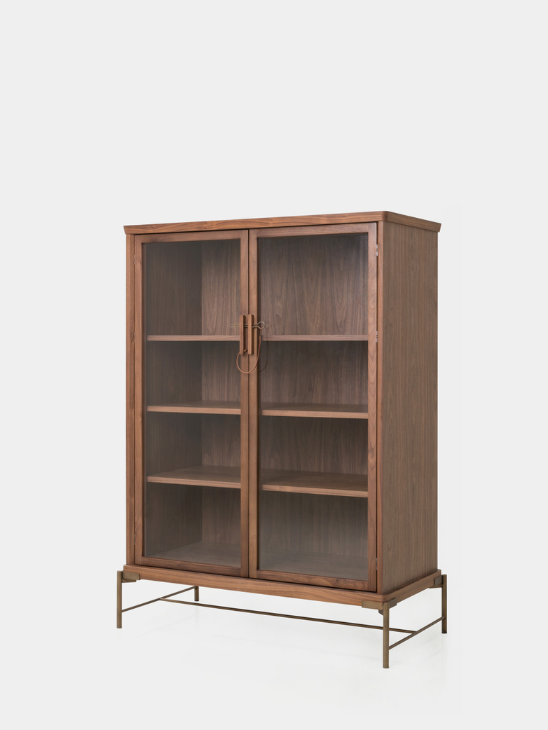 Walnut - Clear Glass