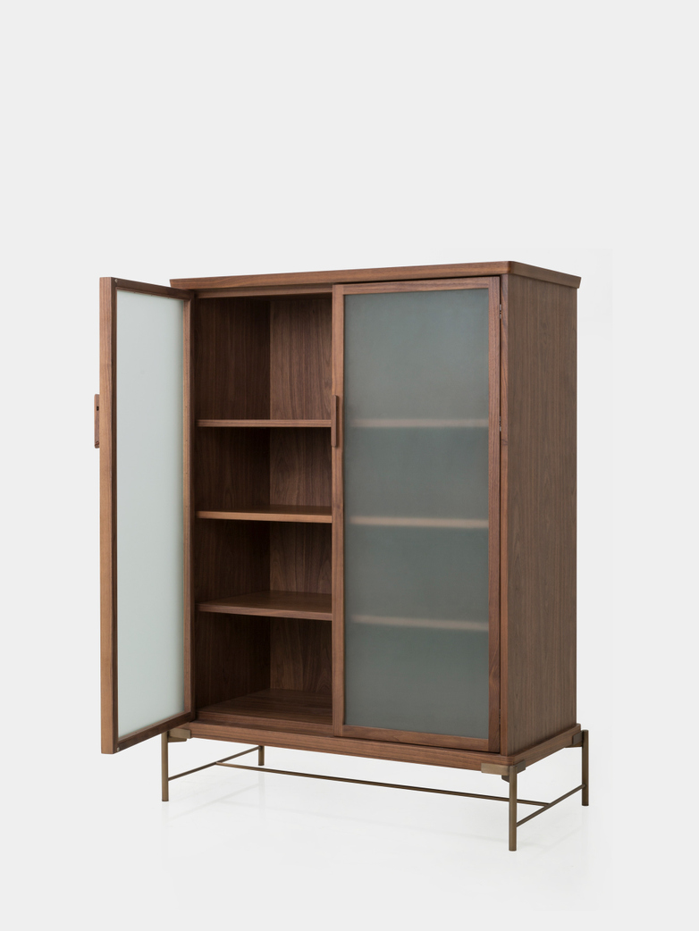 Walnut - Frosted Glass