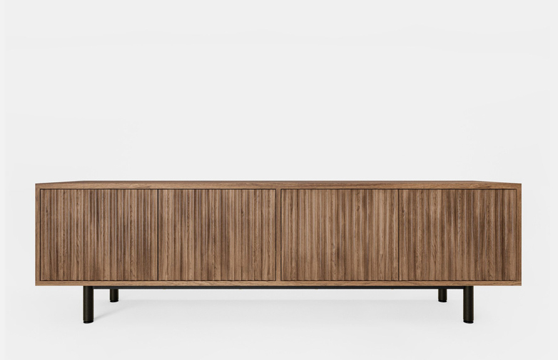 Seiton Cabinet Low - Walnut