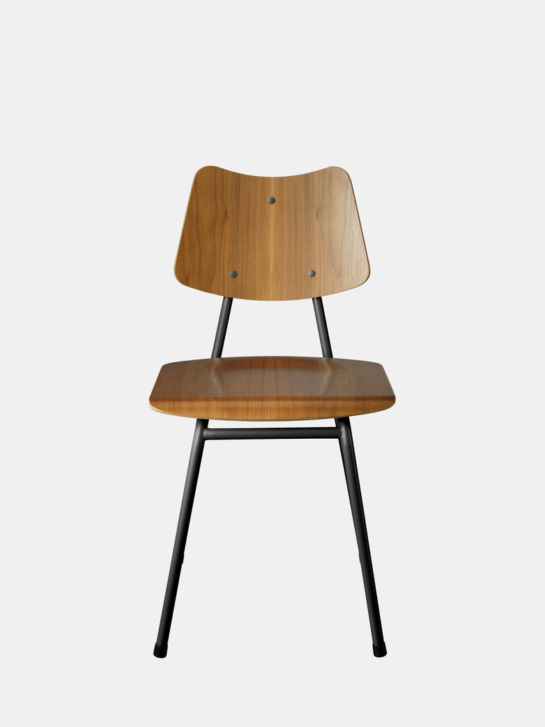 Walnut - Black Base