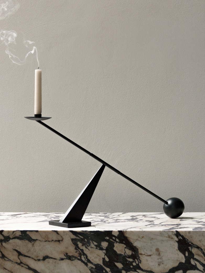 Interconnect Candle Holder - Black