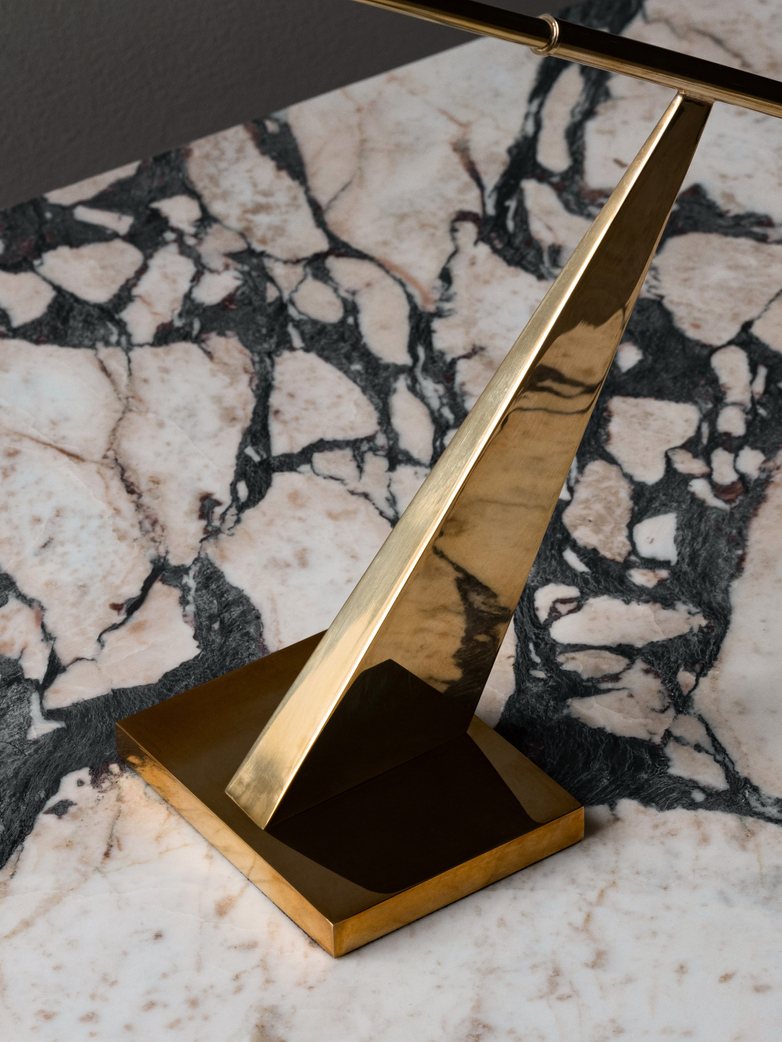 Interconnect Candle Holder - Polished Brass
