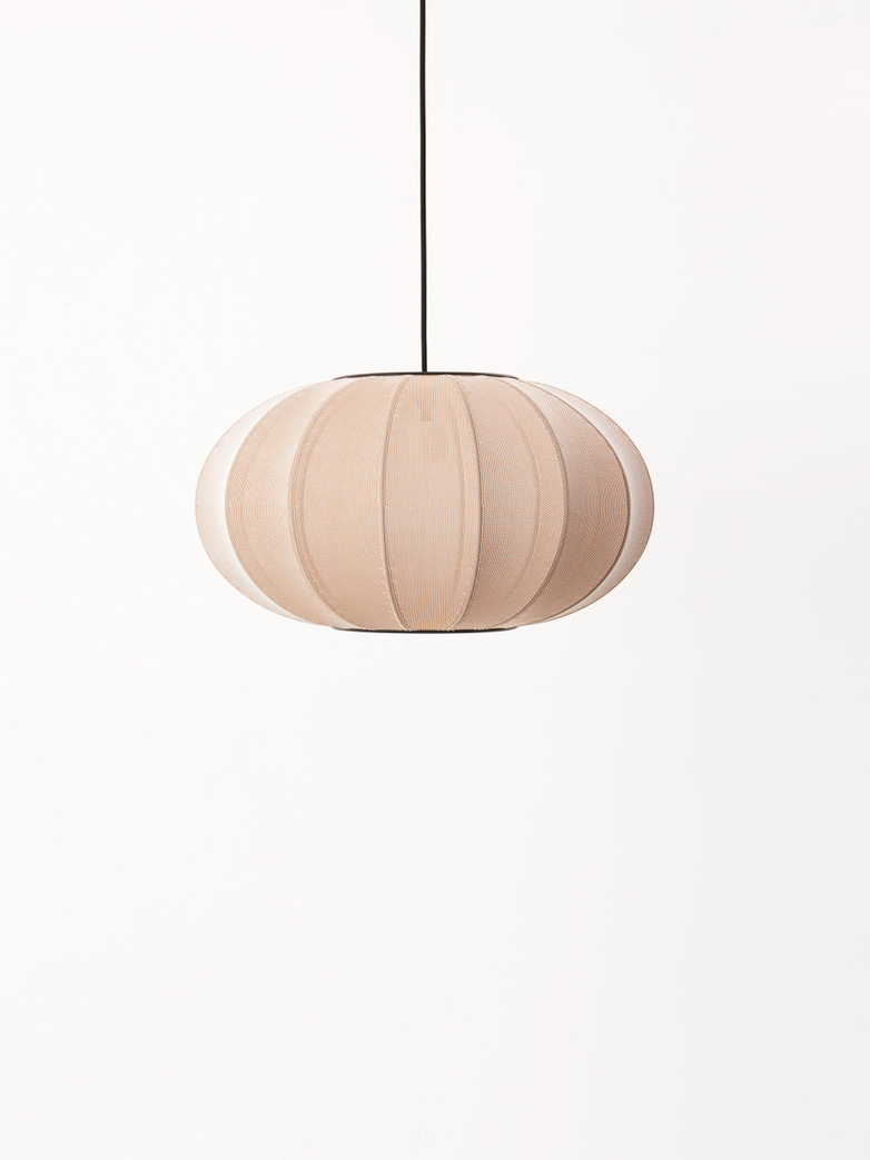 Knit-Wit Oval Pendant 45 - Sand Stone