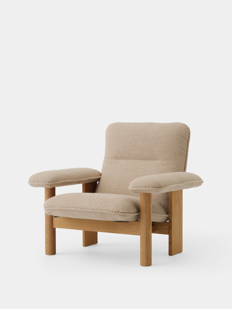 Brasilia Lounge Chair - Bouclé