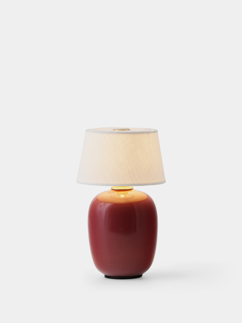 Torso Table Lamp Portable - Ruby