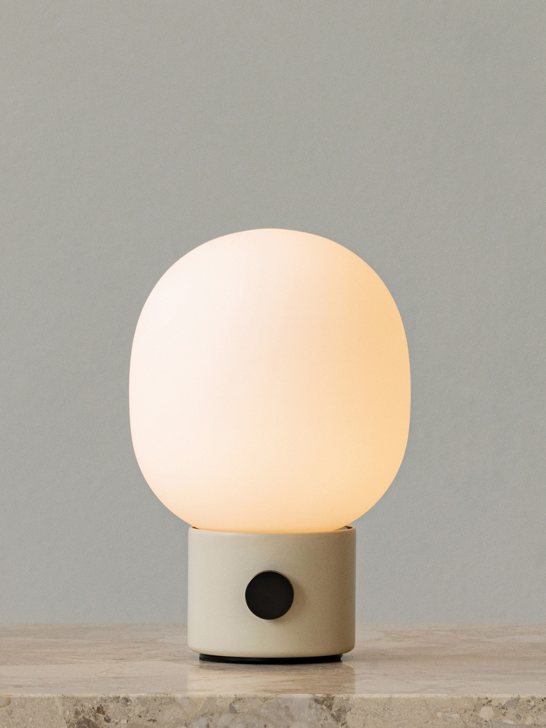 JWDA Table Lamp Portable - Alabaster White