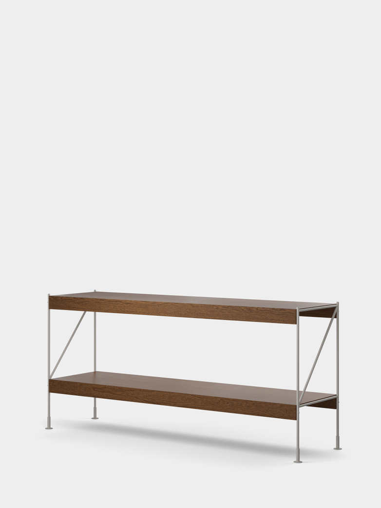 Dark Stained Oak/Ivory