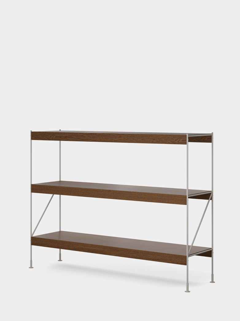 Dark Stained Oak/Ivory