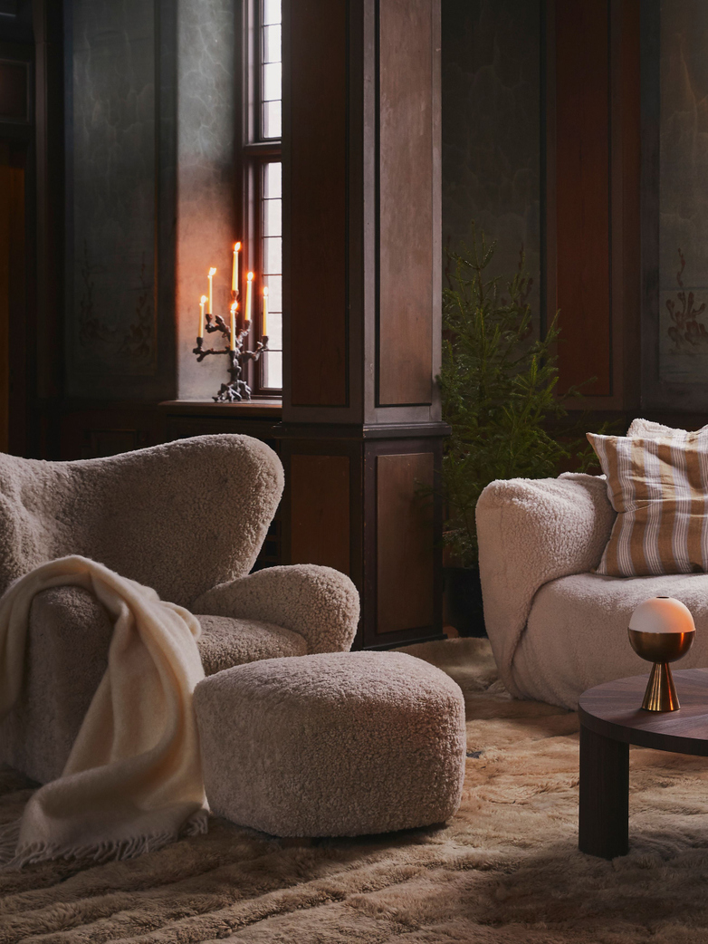 The Tired Man Armchair - Sheepskin