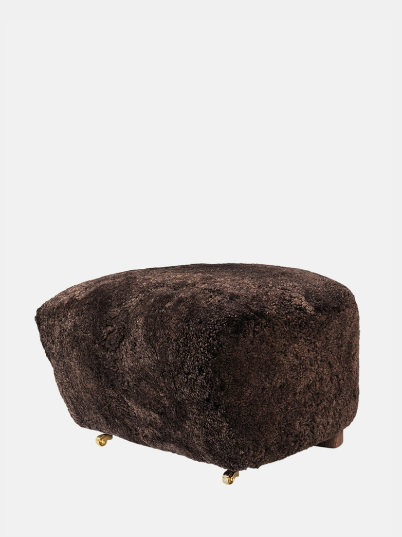 The Tired Man Footstool - Sheepskin
