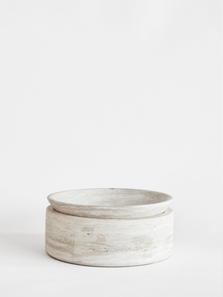 Edo Cannister Chalk Grey - Low