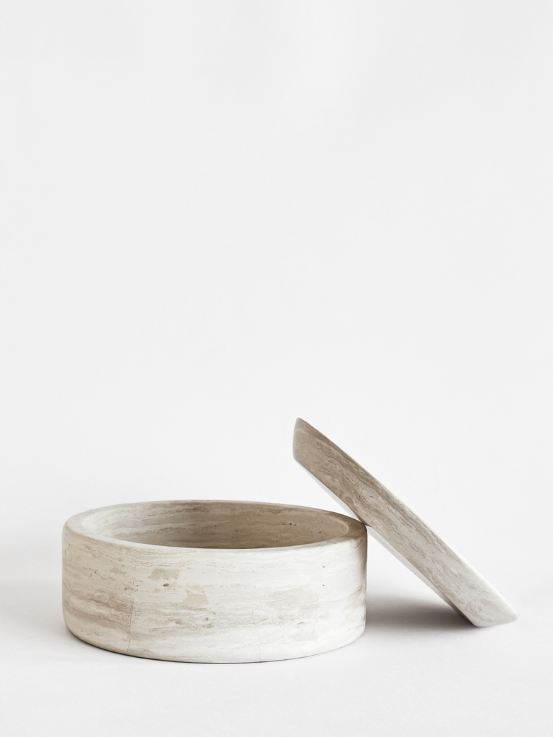 Edo Cannister Chalk Grey - Low