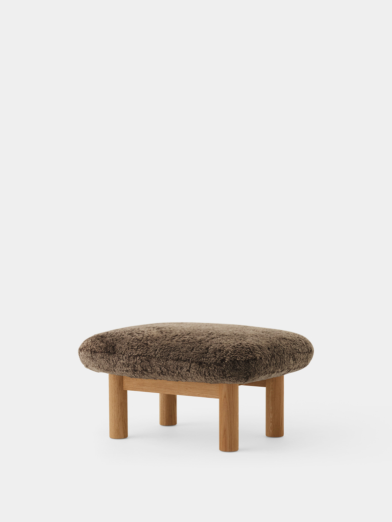 Brasilia Ottoman - Sheepskin