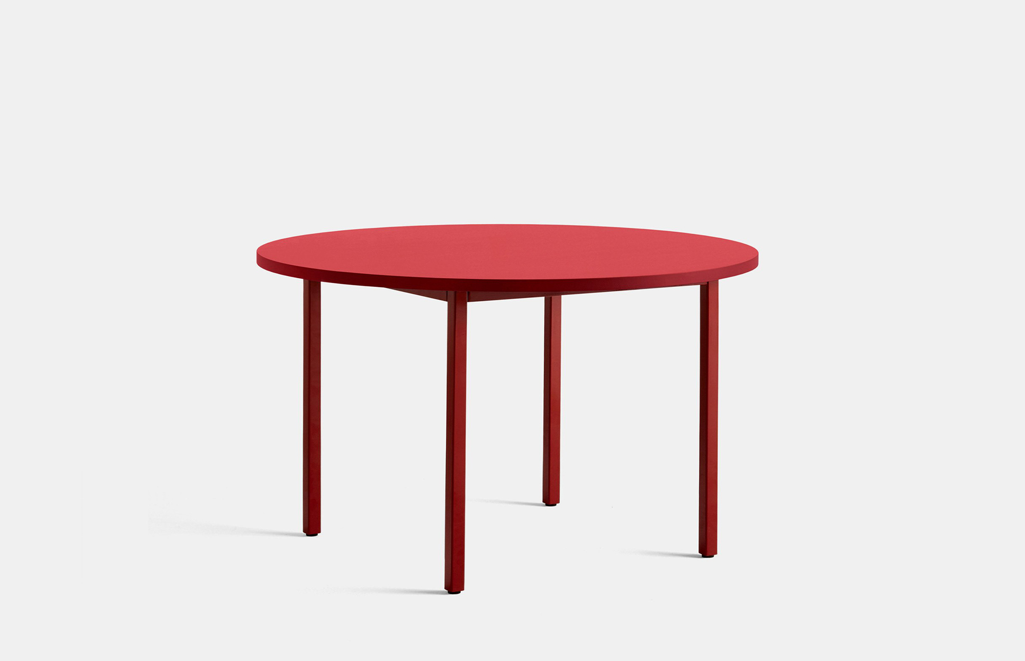 42275 08eb150443 42275 355985e082 942019 Two Colour Dia105 Red Wb Lacquer Valchromat Tabletop Maroon Red Powder Coated Steel Zoom Portrait
