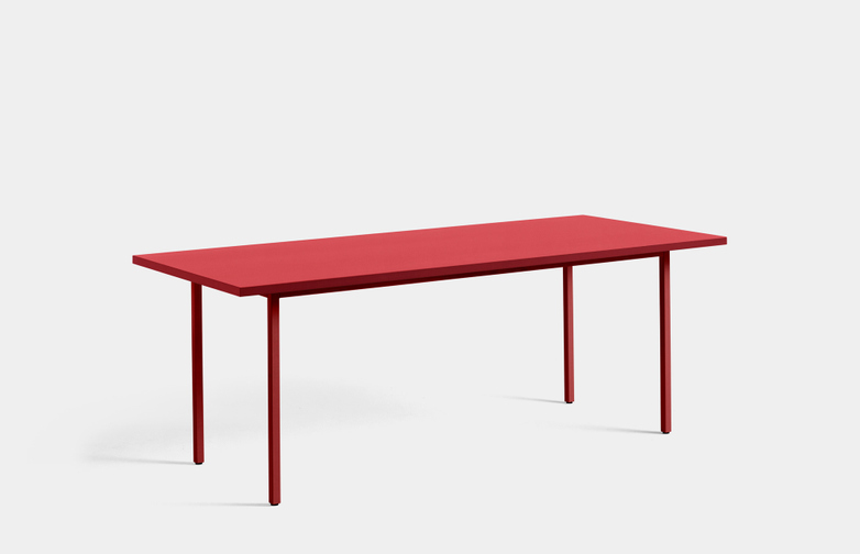 Two-Colour Rectangular Table