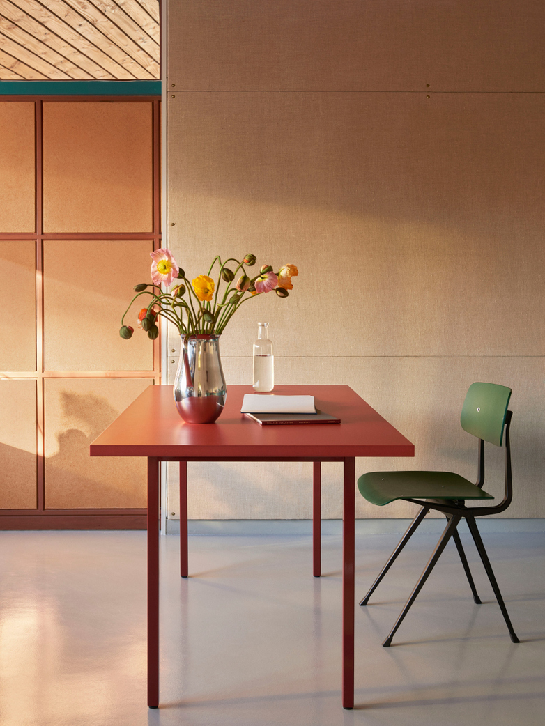 Two-Colour Rectangular Table