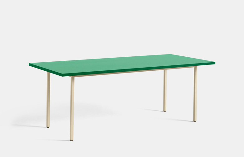 Two-Colour Rectangular Table