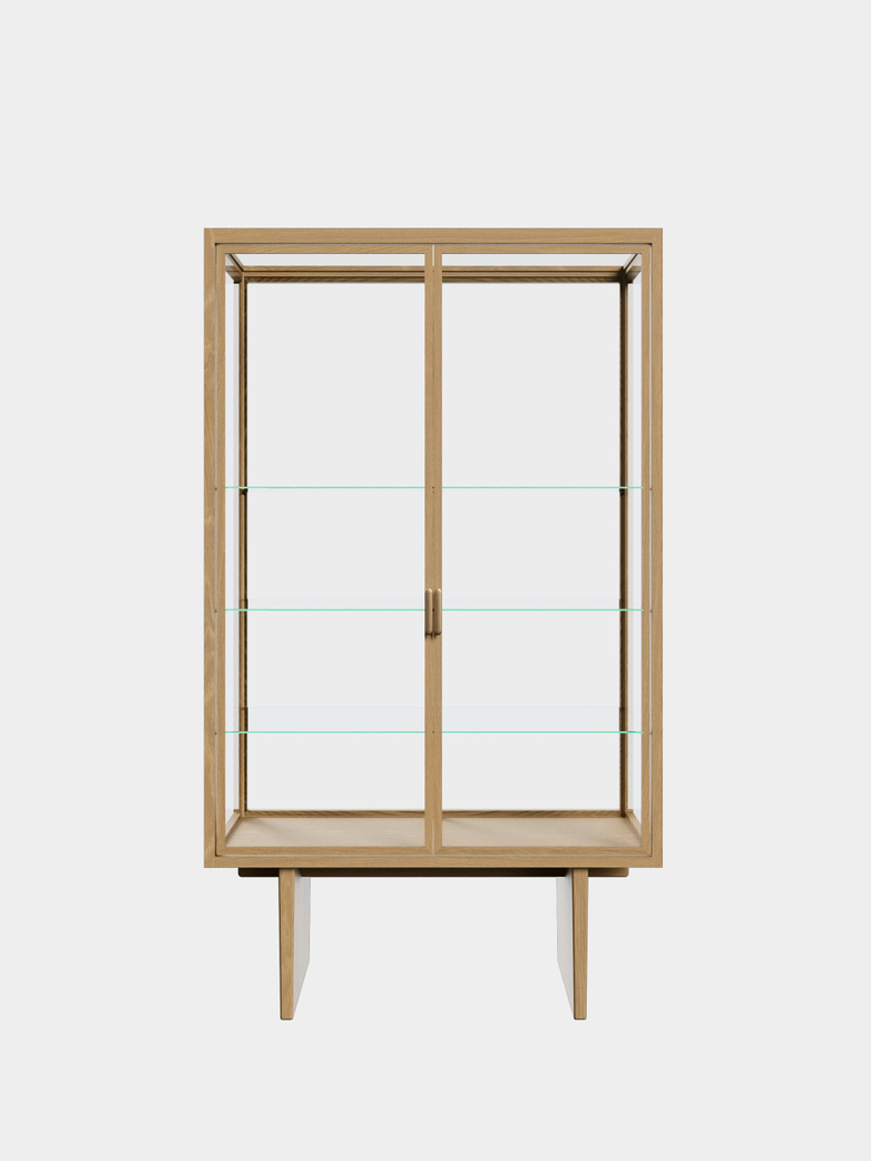 Private Vitrine - Light Stained Oak
