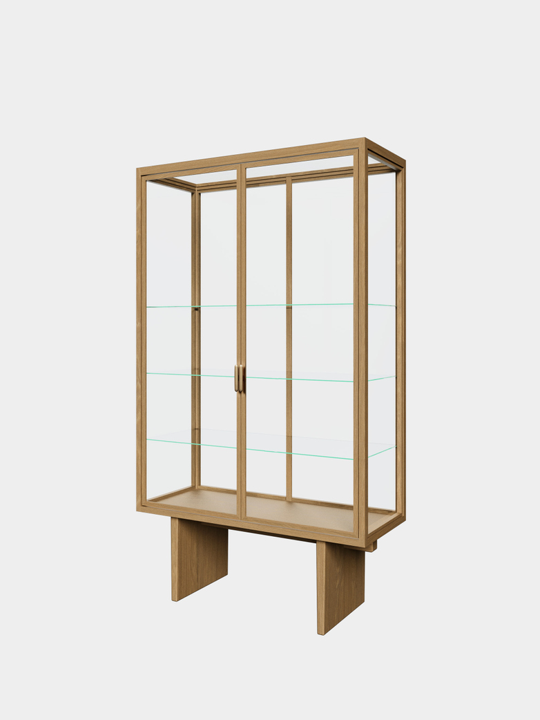 Private Vitrine - Light Stained Oak