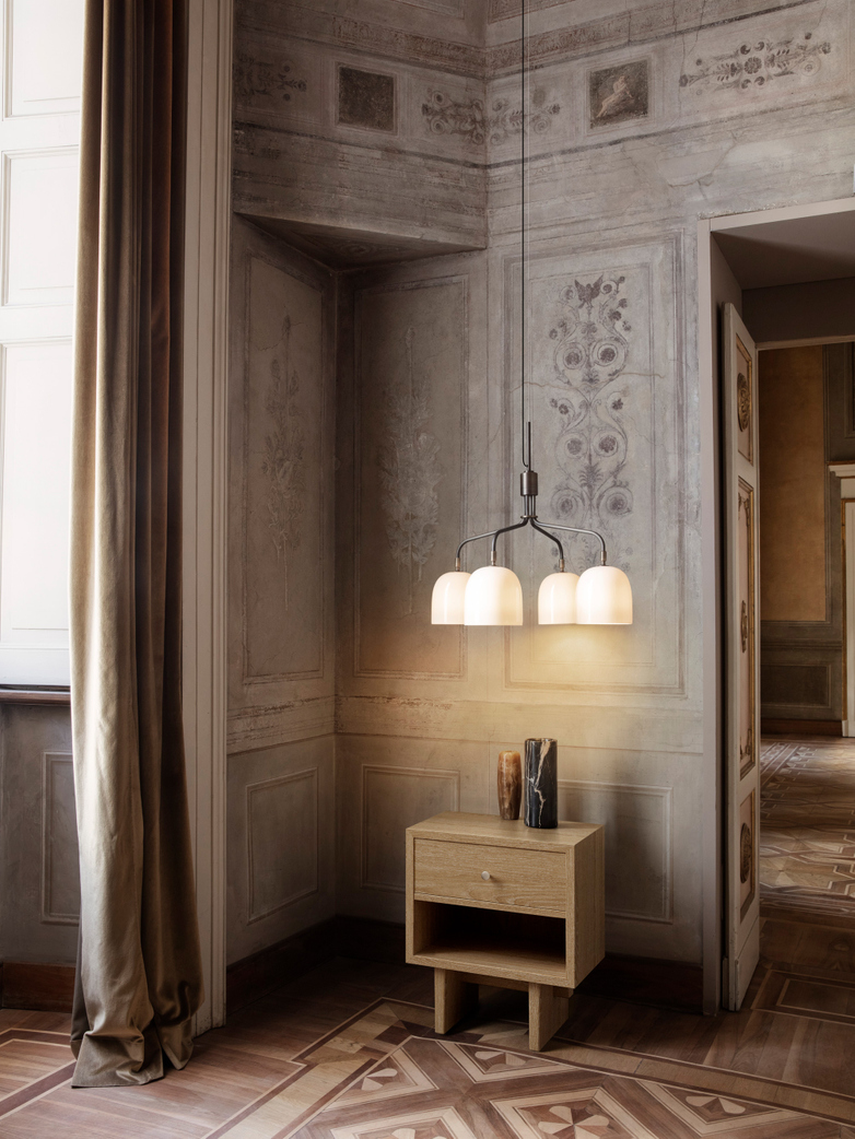 Private Side Table - Light Stained Oak