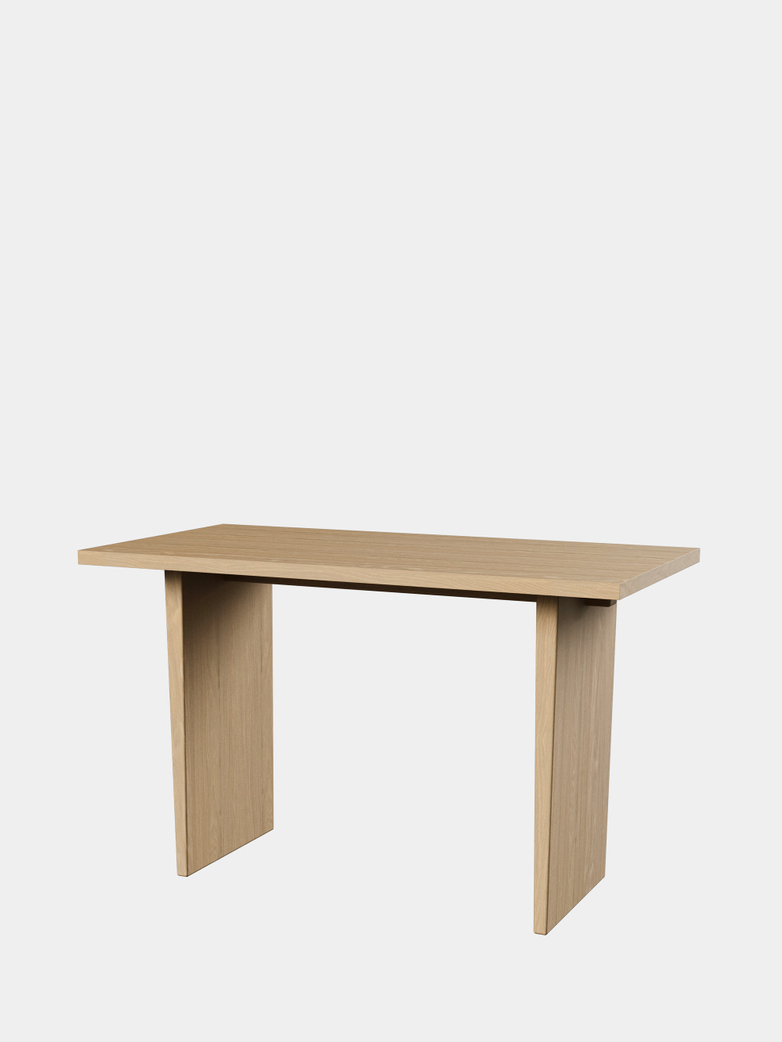 Private Desk - Light Stained Oak Veneer