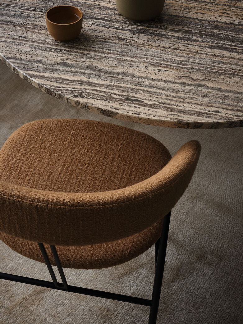 Violin Dining Chair - Fully Upholstered
