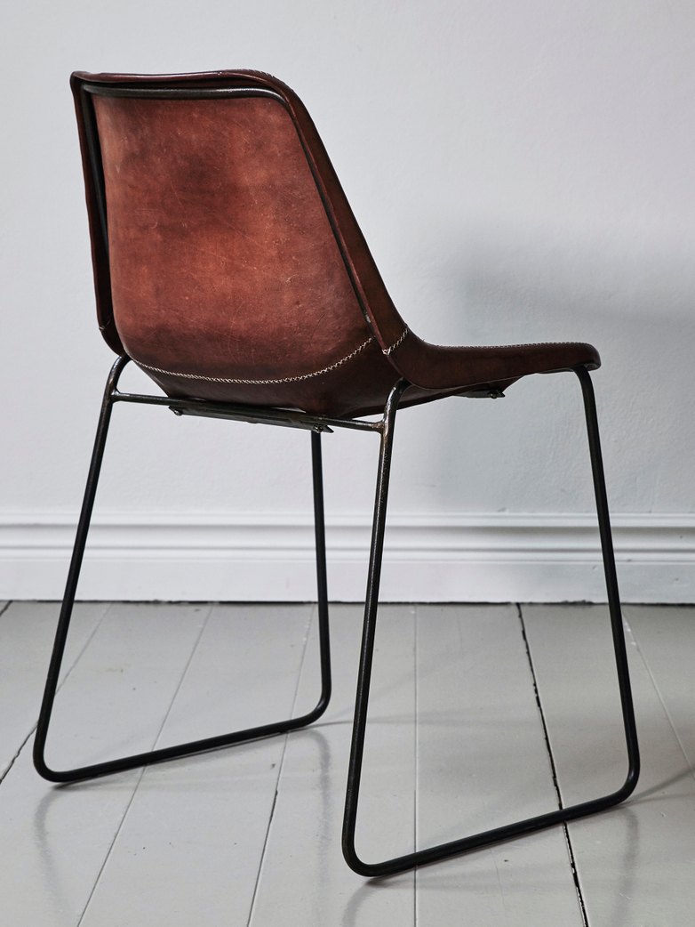 Leather Chair - Brown