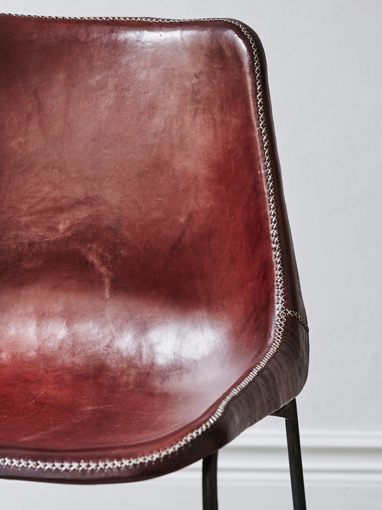Leather Chair - Brown