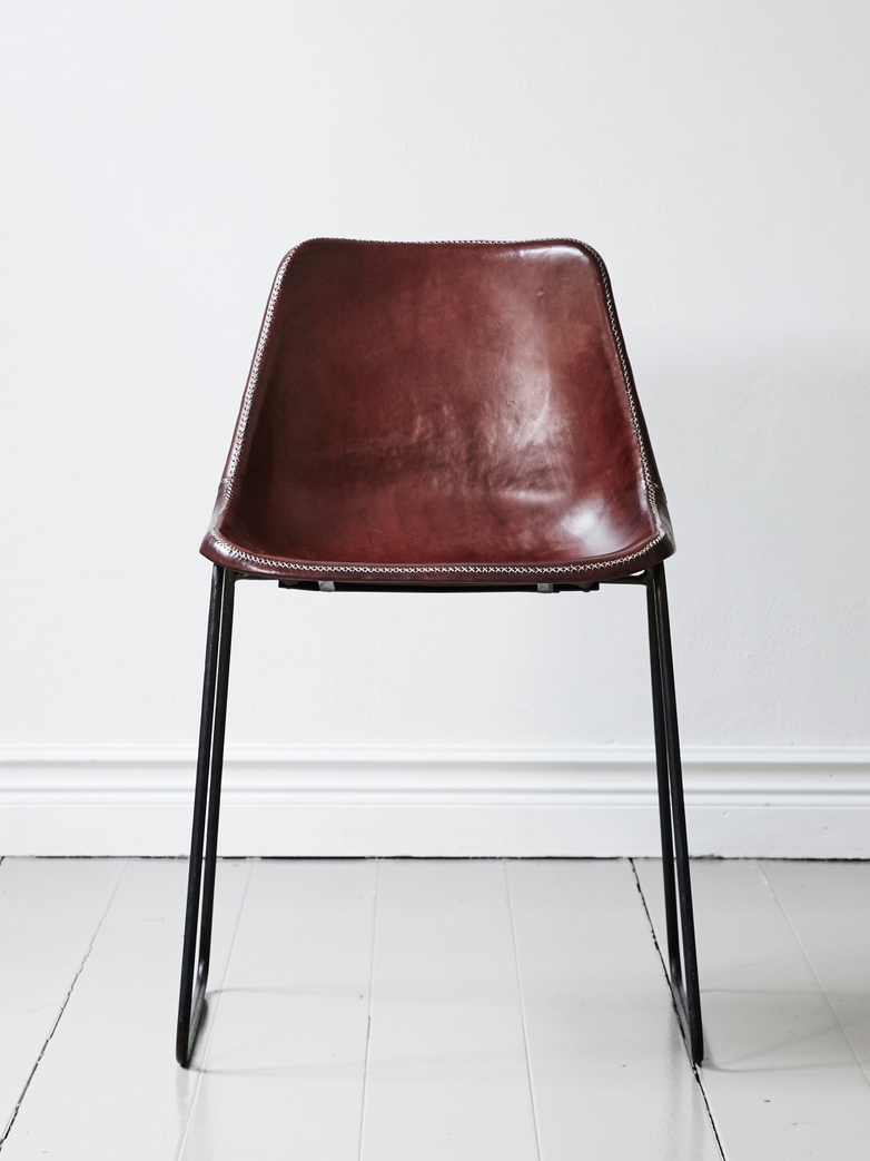 Leather Chair - Brown