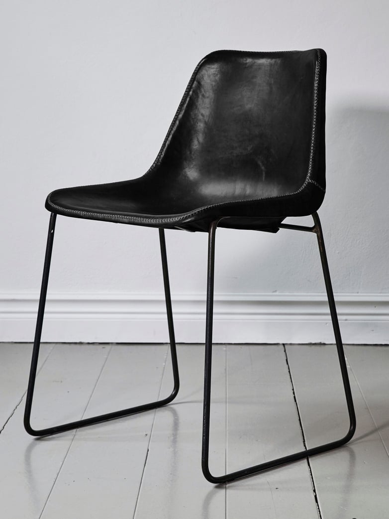 Leather Chair - Black