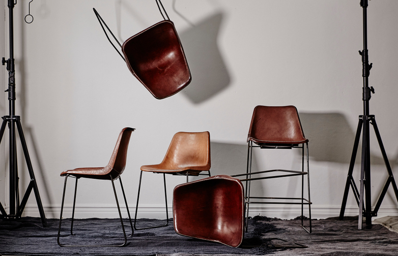 Leather Bar Chair