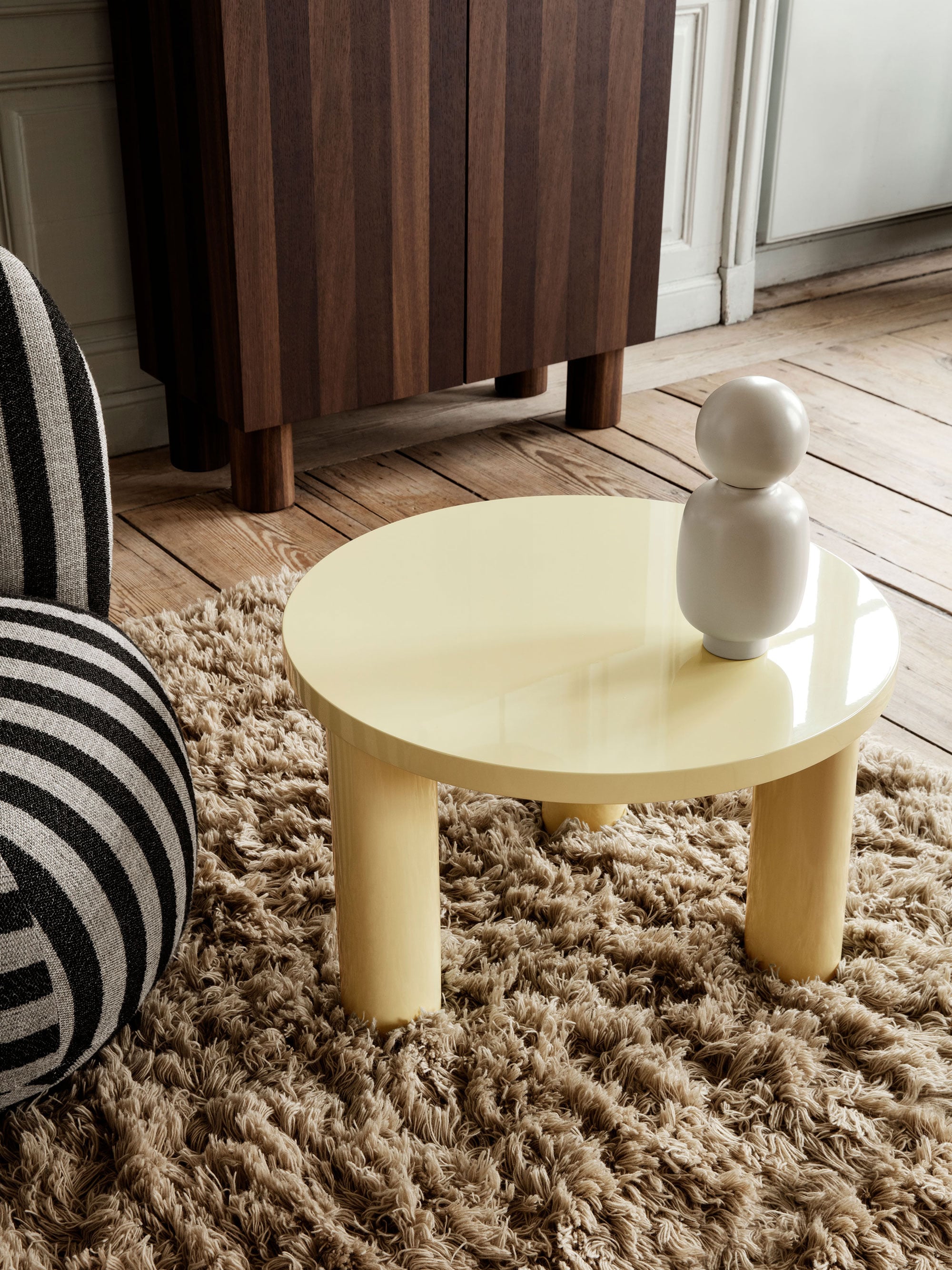 Ferm Living — Post Coffee Table - Lemonade - 65 cm — Shop All
