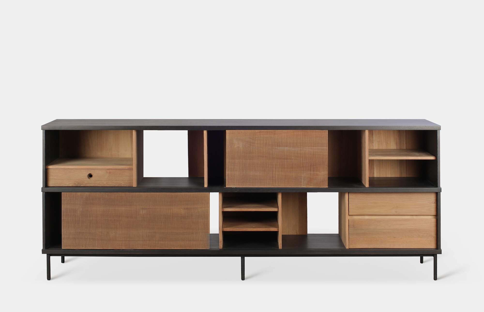 44564 F42ed6d5cc Teak Oscar Sideboard 2 Sliding Doors 3 Drawer Portrait