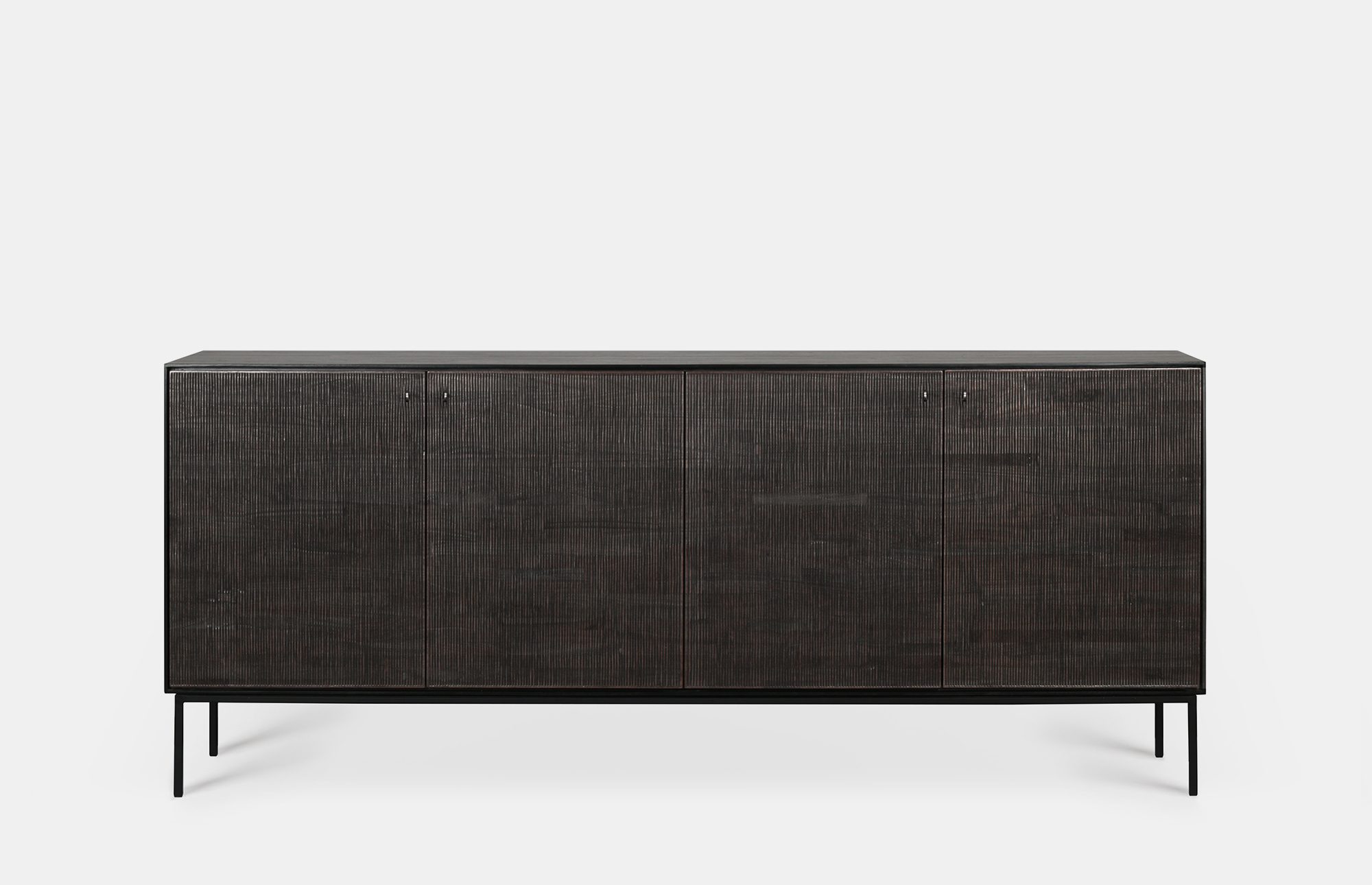 44566 6a0cea550b 44566 A7497f1180 12253 Teak Grooves Sideboard 4 Drawers 200x45x85 Original Portrait