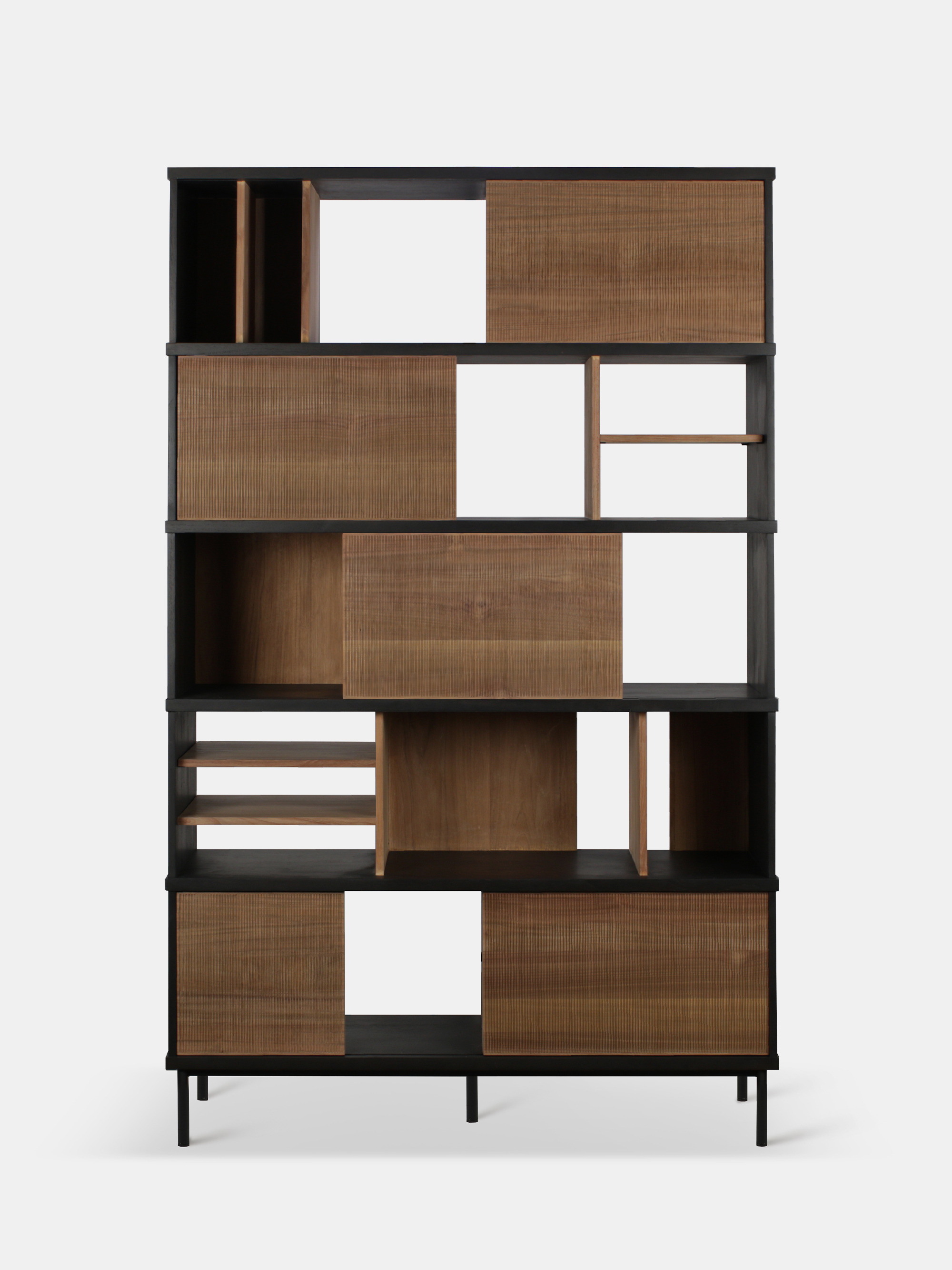 44571 A872c99127 10144 Teak Oscar Rack 5 Sliding Doors Portrait