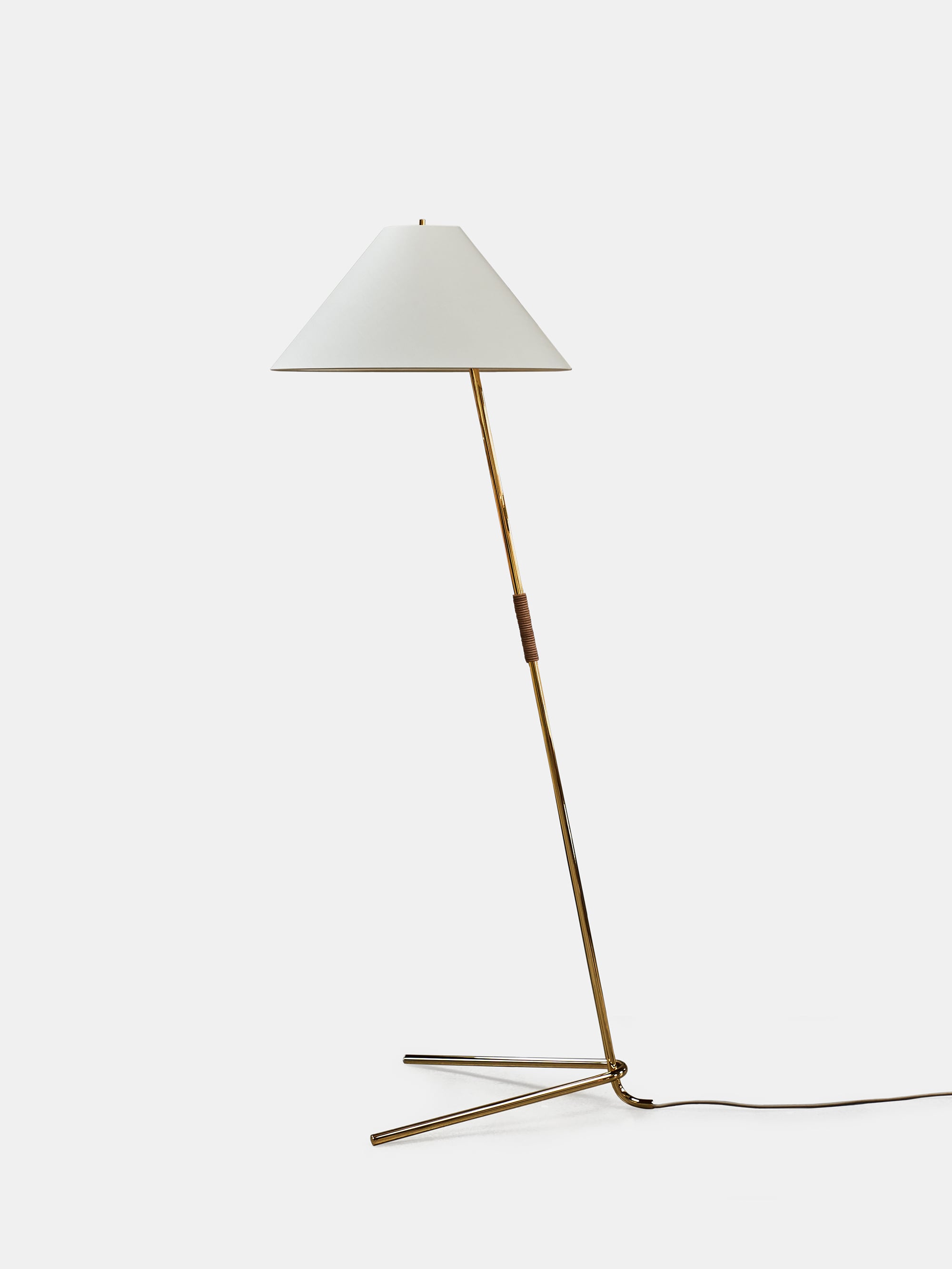 44721 35c6d577d8 Kalmar Werkstatten Hase Bl Floor Lamp Polished Brass 1 Portrait