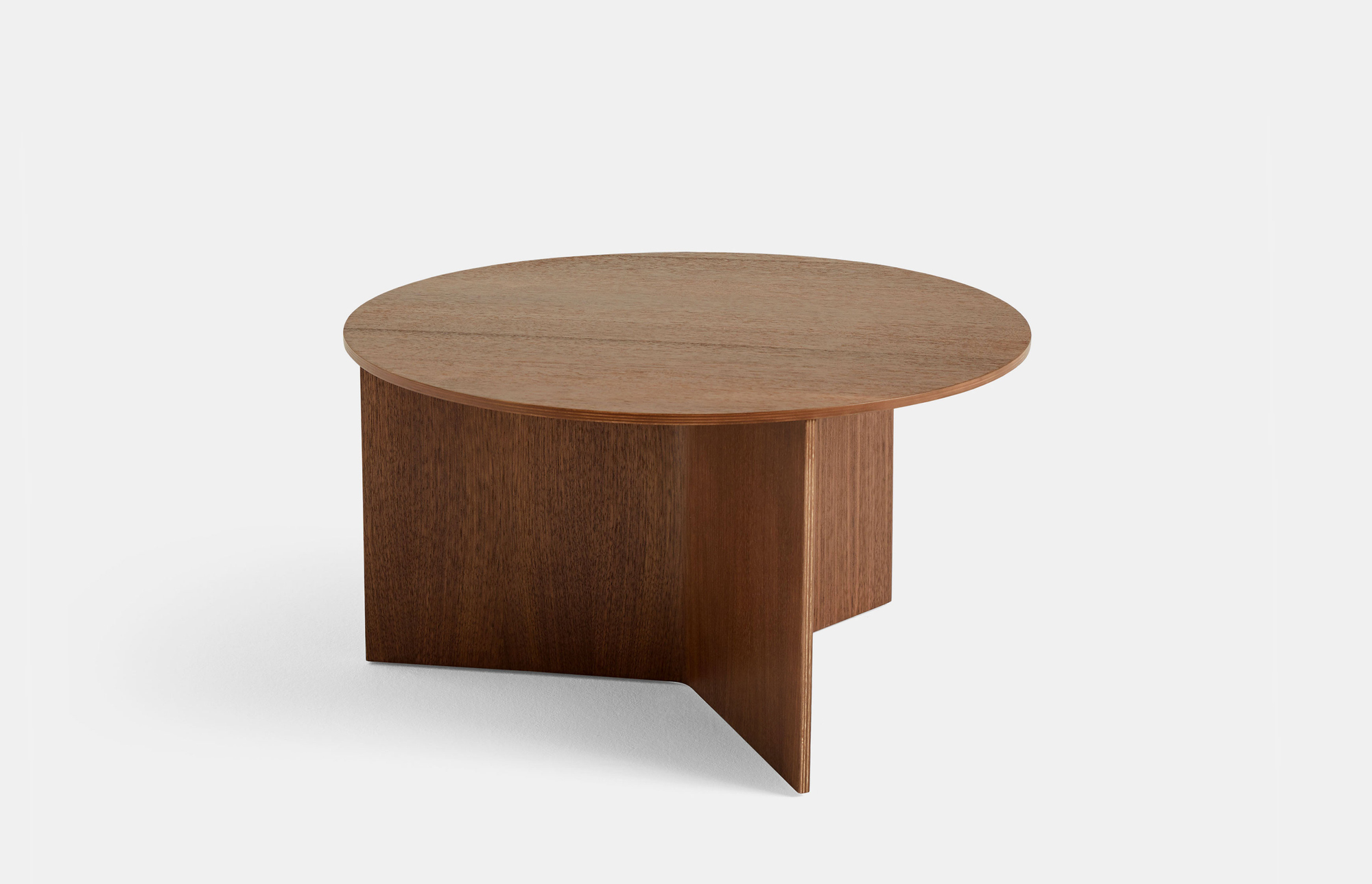 HAY SLIT TABLE WOOD ROUND / Φ45 Hay — Slit Table Wood Round XL - Walnut - 65cm — Shop All