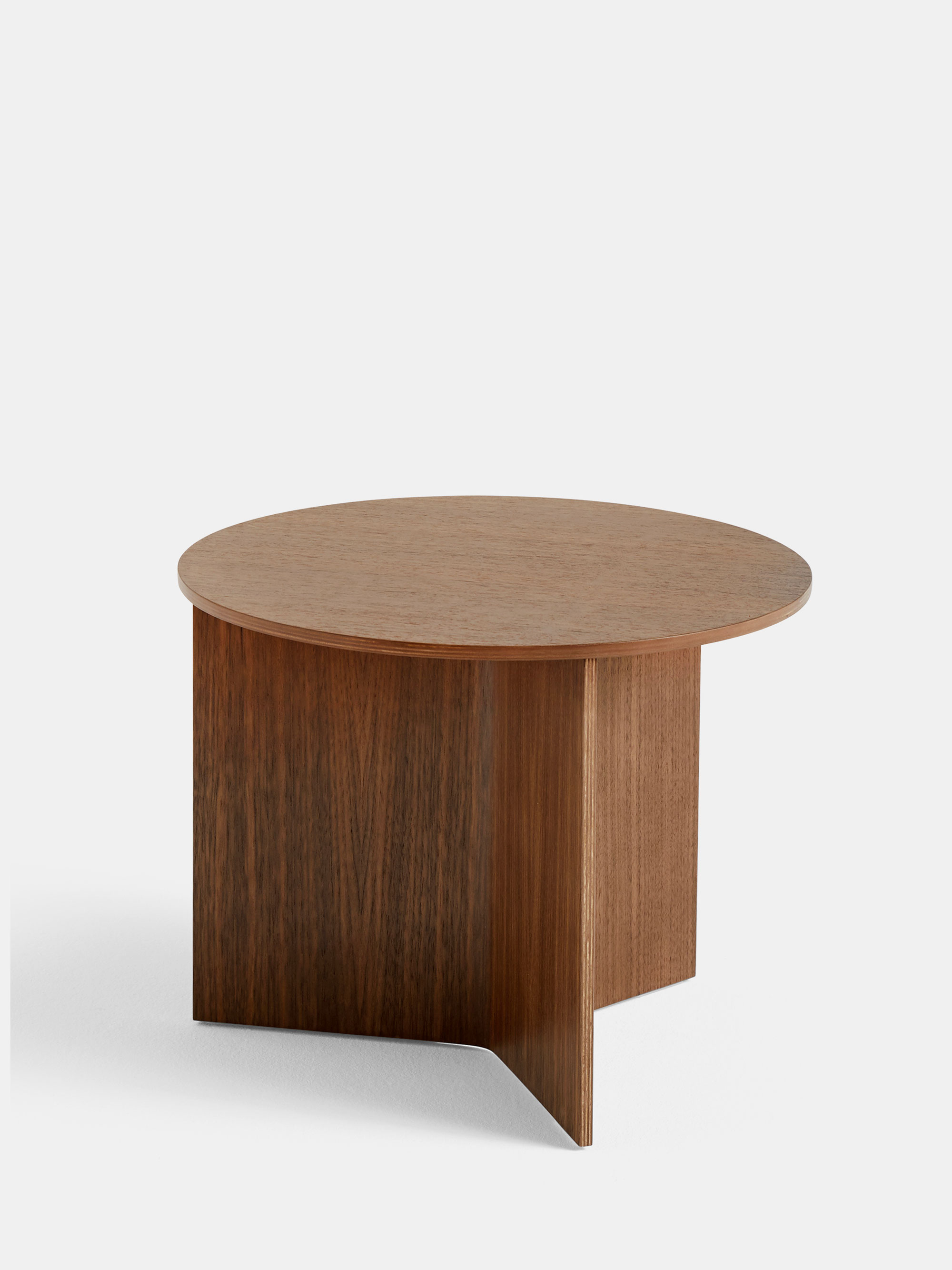 Hay — Slit Table Wood Round - 45 cm — Side tables | Artilleriet