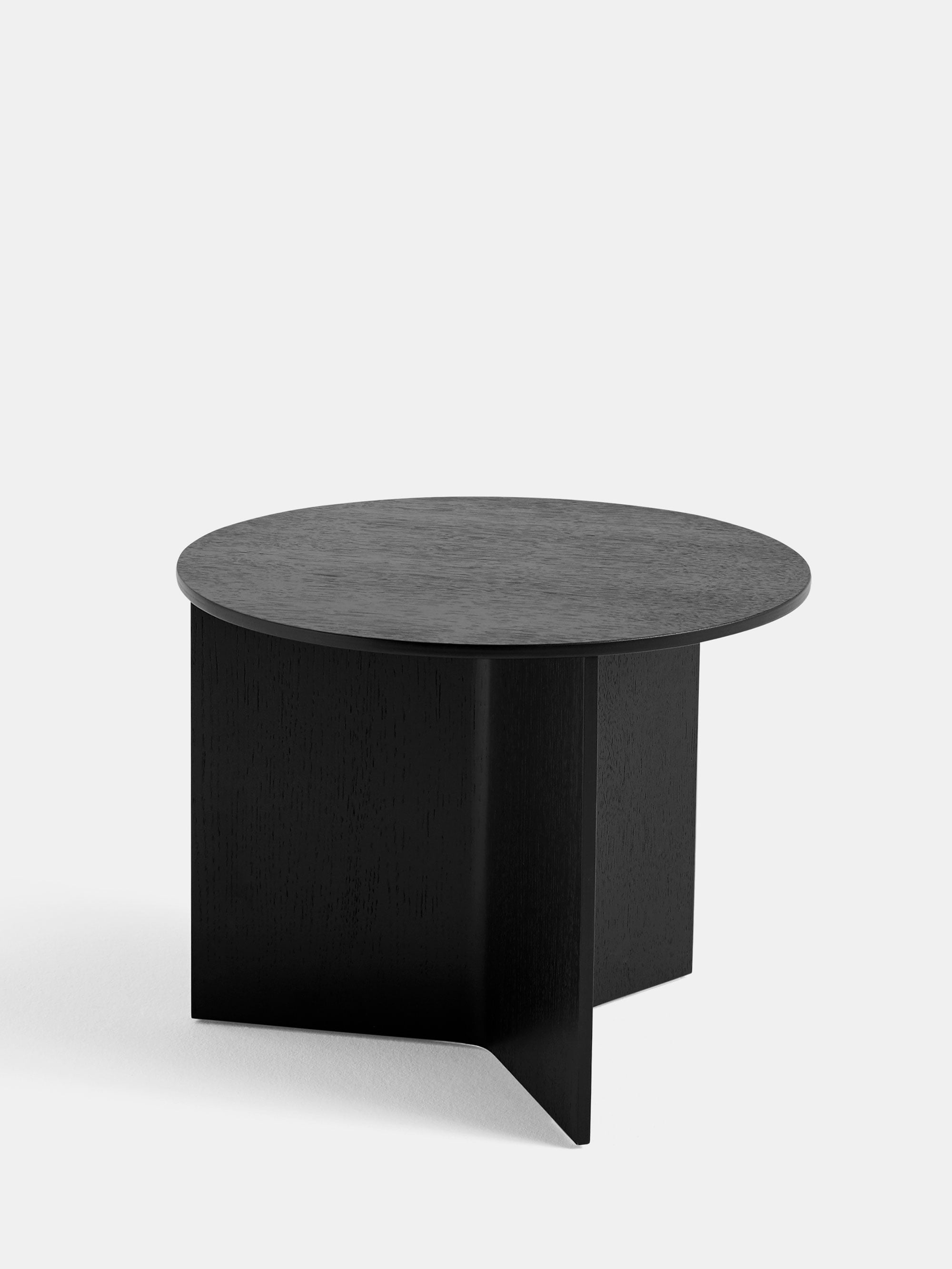 Hay — Slit Table Wood Round - 45 cm — Side tables | Artilleriet