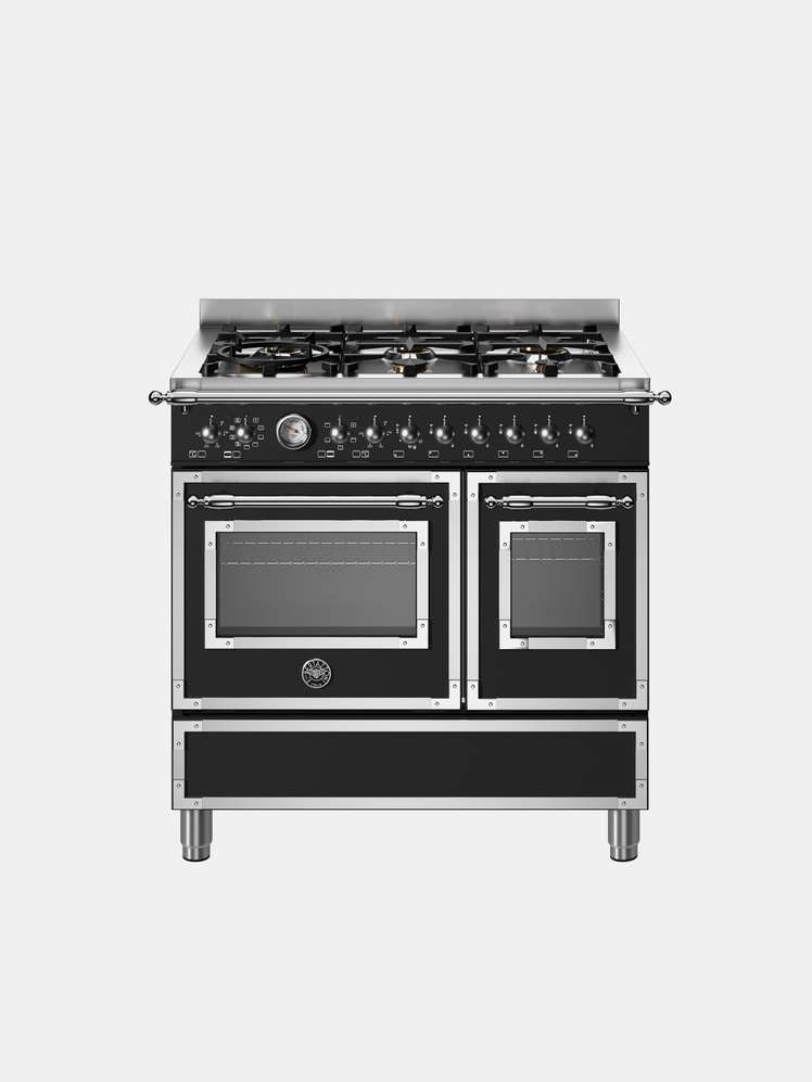 47687 9ad44061ae bertazzoni hertiage double oven burner 90 cm black