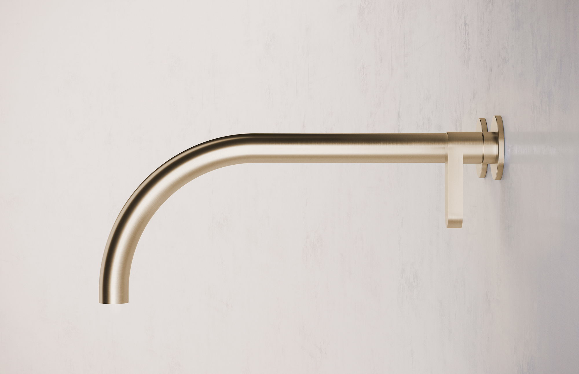 47893 Be6d7bd4b5 Jp Set011 Wall Mounted Progressive Mixer With Spout 275mm Brushed Gold 02 Portrait