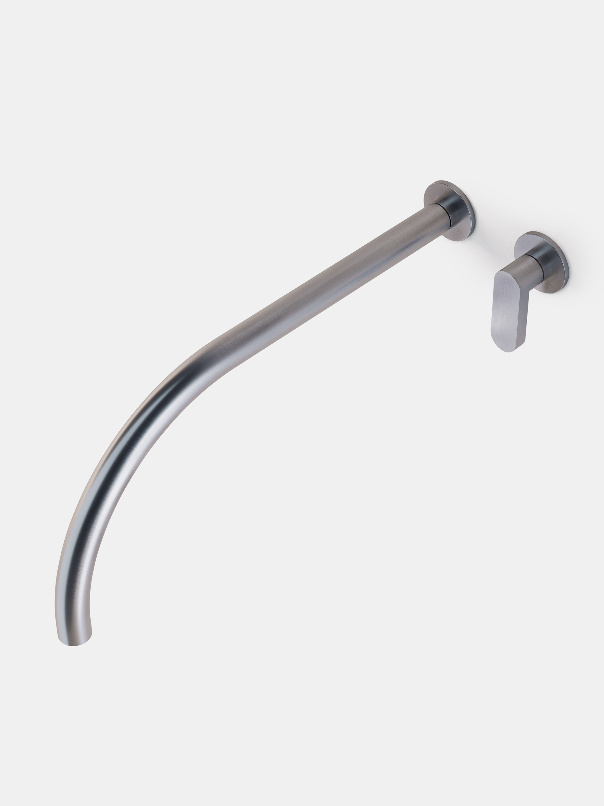 47894 48f6ccf7e6 Jp Set012 Wall Mounted Progressive Mixer With Spout 350mm Steel 01 Portrait