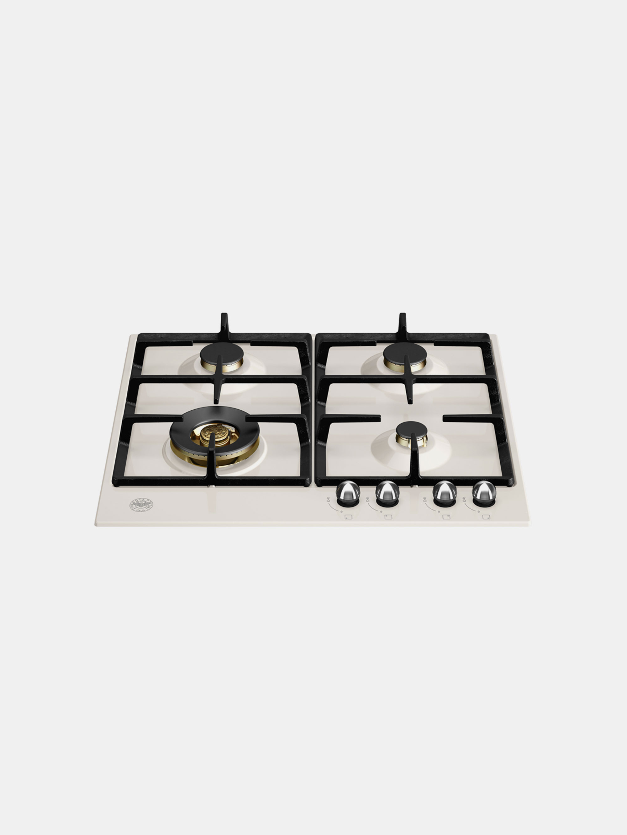 47959 981444dfba Bertazzoni Hertiage Gas Hob 60 Cm Avorio Stainless Steel Portrait