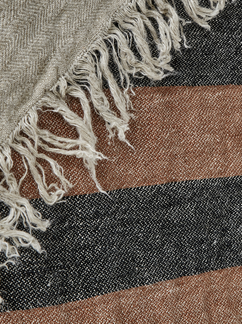 The Belgian Towel - Black Stripe